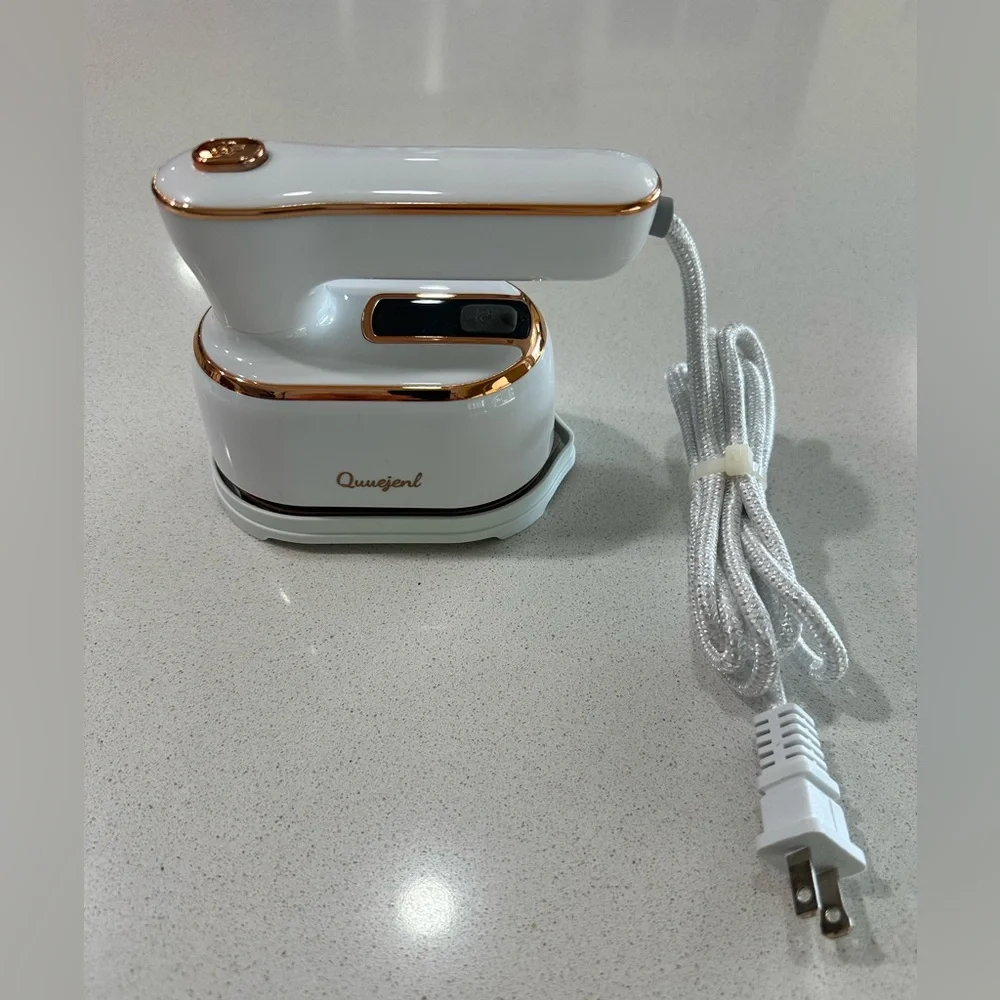 White and Gold Handheld Steamer